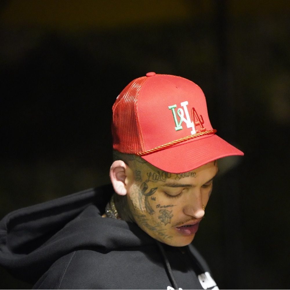 Red LA Logo Cap